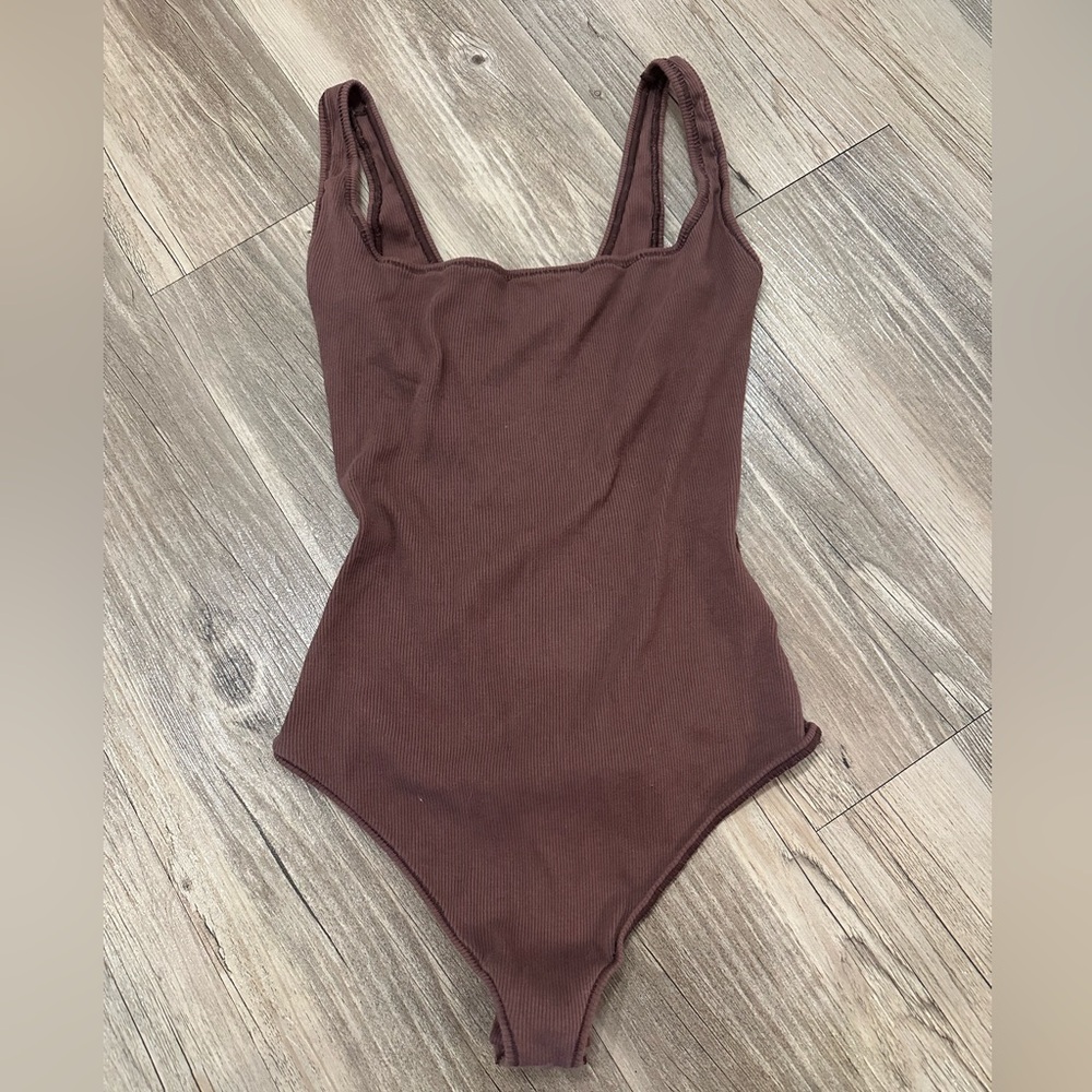 SKIMS Cotton Rib Bodysuit